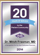 20 years of recognition for most dedicated Physician